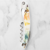 Watercolor Trees _Autumn Hues Kellnermesser (Vorderseite)