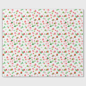 Watercolor Triangle Christmas Confetti Geschenkpapier (Flach)