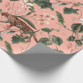 Watercolor tropical exotic pattern with orchid, gr geschenkpapier (Ecke)
