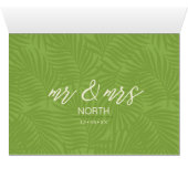 Watercolor Tropical w/Toucan Vielen Dank Green ID5 (Innenansicht Horizontal (Unten))