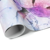 Watercolor tulips geschenkpapier (Rolleneckpunkt)