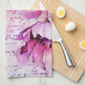 Watercolor tulips geschirrtuch (Viertel Falte)