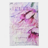 Watercolor tulips geschirrtuch (Vertikal)