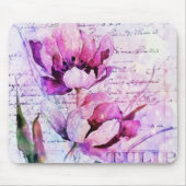 Watercolor tulips mousepad (Vorne)