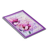 Watercolor Tulpen Notebook Notizblock (Rechte Seite)