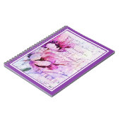 Watercolor Tulpen Notebook Notizblock (Linke Seite)