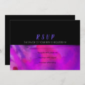 WATERCOLOR - UAWG zur Reaktion auf Hochzeiten Einladung (Vorne/Hinten)