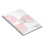 Watercolor-Umlaufbahnen für Unternehmen - Social M Notizblock (Rechte Seite)