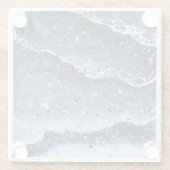 Watercolor Untersetzer Waves (Rückseite)