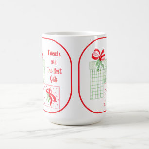 Watercolor Urlaub Freunde sind die besten Geschenk Kaffeetasse