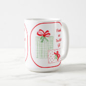 Watercolor Urlaub Freunde sind die besten Geschenk Kaffeetasse (VorderseiteRechts)