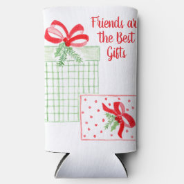 Watercolor Urlaub Freunde sind die besten Geschenk Selters Dosenkühler