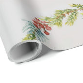 Watercolor-Urlaubskranz Geschenkpapier (Rolleneckpunkt)