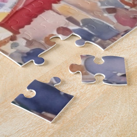 Watercolor Valentines Messe Puzzle (Seite)