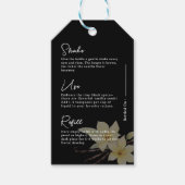 Watercolor Vanilla Black Extract Instruktion Geschenkanhänger (Vorderseite)