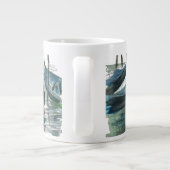 Watercolor Venice Jumbo-Tasse (Rückseite)
