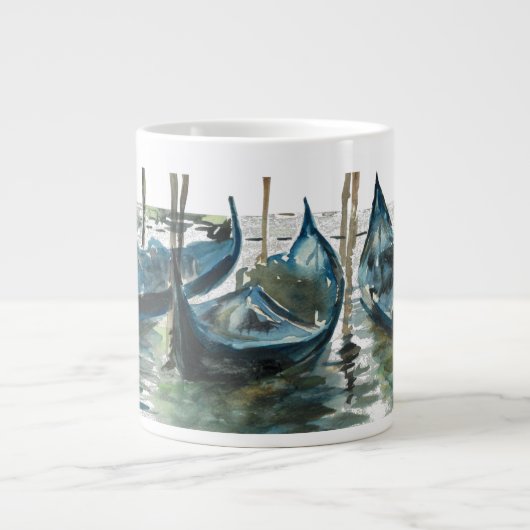 Watercolor Venice Jumbo-Tasse (Vorderseite)