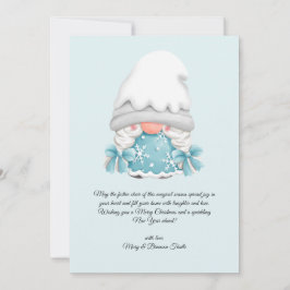 Watercolor Vintage Weihnachten Winter Gnome