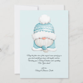 Watercolor Vintage Weihnachten Winter Gnome