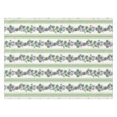 Watercolor violets and stripes tischdecke (Vorderseite (Horizontal))