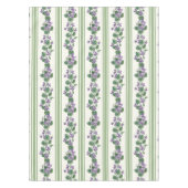 Watercolor violets and stripes tischdecke (Vorderseite)