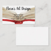 WATERCOLOR Visitenkarte (Vorne/Hinten)