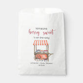 Watercolor-Wagen Beeren Baby-Party Geschenktütchen (Vorderseite)