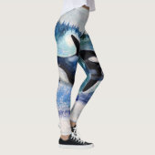 Watercolor-Wal-Gewohnheits-Leggings Leggings (Rechts)