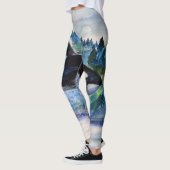 Watercolor-Wal-Gewohnheits-Leggings Leggings (Links)