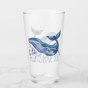 Watercolor-Wal - i-Wal-immer Liebe Sie Glas