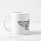 Watercolor-Wal-Tasse Kaffeetasse (Links)