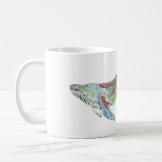 Watercolor-Wal-Tasse Kaffeetasse (Links)