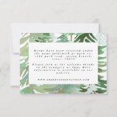 Watercolor Wald Details Karte (Rückseite)