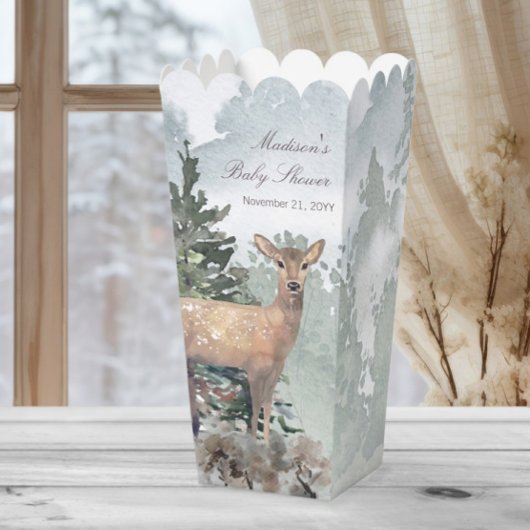 Watercolor Wald Forest Doe Baby Dusche Geschenkschachtel