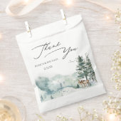 Watercolor-Wald Geschenktütchen (Ausgeschnitten)