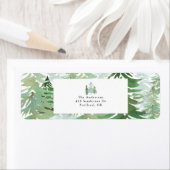 Watercolor Wald Wintertaufe (Insitu)