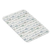 Watercolor Wanderlust Arrow Muster Magnet (Rechte Seite)