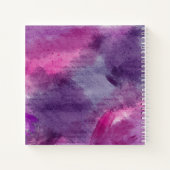 Watercolor Wash Anpassbare Skizze Notizblock (Rückseite)