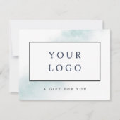 Watercolor Wash | Blue Gift Certificate (Vorderseite)