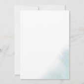 Watercolor Wash | Blue Let's Celebrate Einladung (Rückseite)