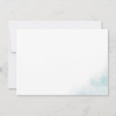 Watercolor Wash | Blue Multipurpose Card (Rückseite)