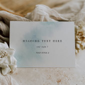 Watercolor Wash | Blue Multipurpose Card