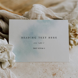 Watercolor Wash | Blue Multipurpose Card