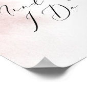 Watercolor Wash | Blush Donut Mind, wenn ich unter Poster (Ecke)