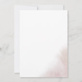 Watercolor Wash | Blush Let's Celebrate Einladung (Rückseite)