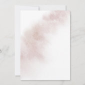 Watercolor Wash | Blush Wedding Einladung (Rückseite)