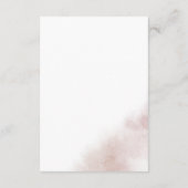Watercolor Wash | Blush Wünschgut-Karte Begleitkarte (Rückseite)