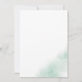 Watercolor Wash | Die Ehe Einladung (Rückseite)