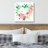 Watercolor Wash Heart # 3 Leinwanddruck (Insitu (Schlafzimmer))