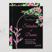 Watercolor Wash | Lila Einladung (Vorne/Hinten)